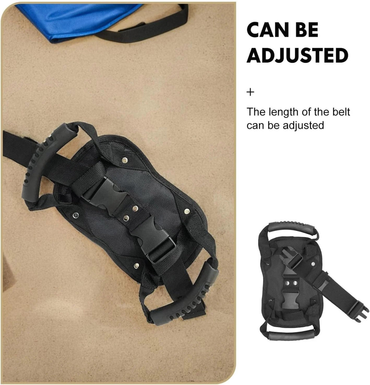Motorcycle Passenger Grip Belt – Adjustable Rear Seat Handles