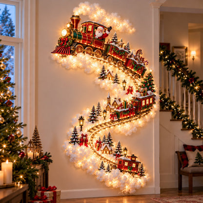 🏠✨Christmas Magic Trail Wall Light – Light-Up Holiday Wall Decor✨