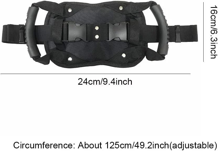 Motorcycle Passenger Grip Belt – Adjustable Rear Seat Handles