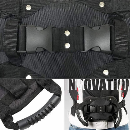 Motorcycle Passenger Grip Belt – Adjustable Rear Seat Handles