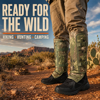 Reinforced Snake Protection Gaiters – Outdoor Leg Protection