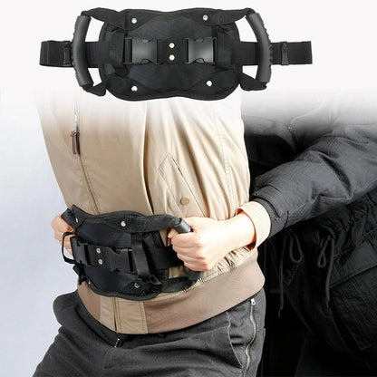 Motorcycle Passenger Grip Belt – Adjustable Rear Seat Handles