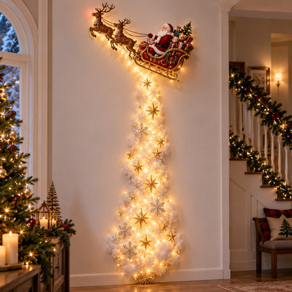 🏠✨Christmas Magic Trail Wall Light – Light-Up Holiday Wall Decor✨