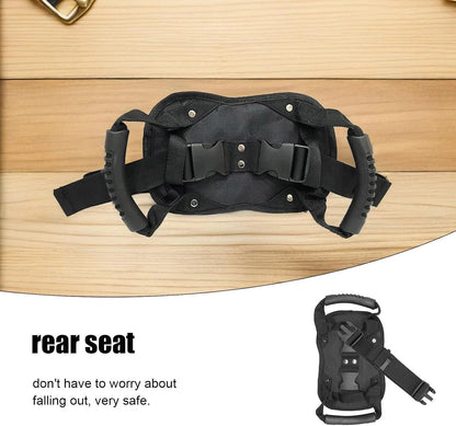 Motorcycle Passenger Grip Belt – Adjustable Rear Seat Handles