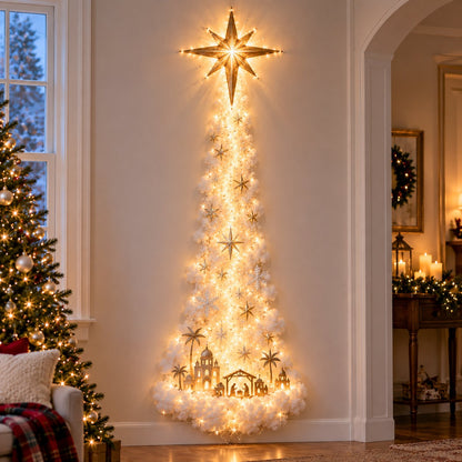 🏠✨Christmas Magic Trail Wall Light – Light-Up Holiday Wall Decor✨
