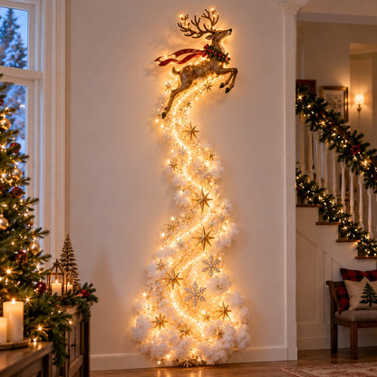 🏠✨Christmas Magic Trail Wall Light – Light-Up Holiday Wall Decor✨