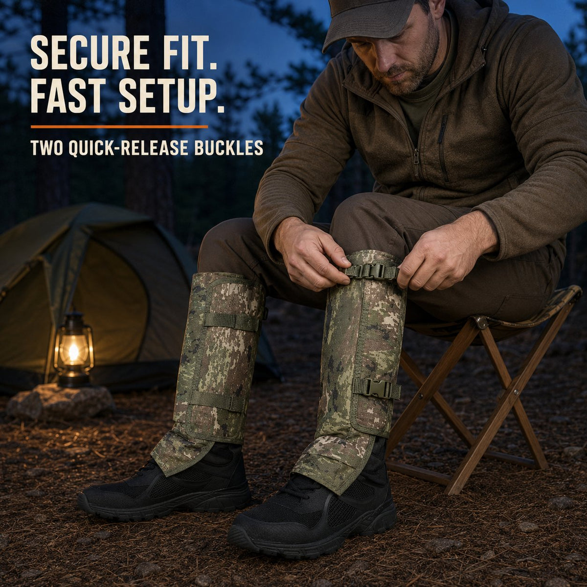 Reinforced Snake Protection Gaiters – Outdoor Leg Protection