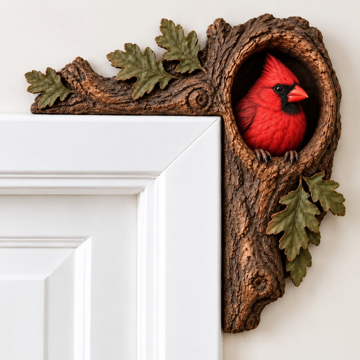🐿️ 3D Chipmunk Tree Hollow Door Topper | Woodland Animal Doorway Decor For Cozy Nature Homes